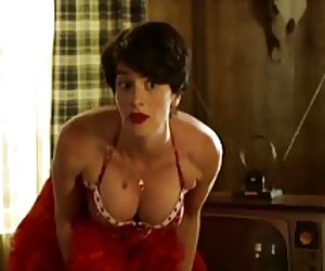 Gaby hoffmann flashes a hairy bush